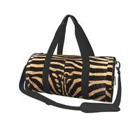 Fausse Peau de zèbre, Sac de Voyage de Grande capacité, Sac à Main Rond, Sac de Voyage de Sport, fourre-Tout, Sac de Fitness
