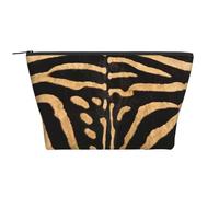 Fausse Peau de zèbre, Trousse de Toilette Trousse de Maquillage Sac à cosmétiques Trousse de Toilette de Voyage Portable