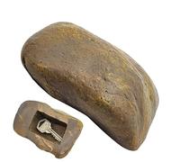 Fausse pierre clé | Cachez une clé rocheuse de maison, fausse serrure réaliste étanche à l'eau et à la poussière pour les parents, amis, jardin extérieur