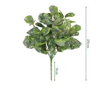Fausse Plante Verte Injturtle Dos Bambou,Feuilles Persanes,Plantes De Simulation,Feuilles Artificielles Florales,Mettre Un Paquet,Décoration De Mariage - Type Mulberry Leaf1