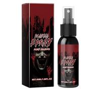 Fausse Pulvérisation De Sang - Maquillage Liquide D'Halloween | Effets Spéciaux Peinture Corporelle Et Gouttes Pour Les Yeux | Effet D'éclaboussures Lavables Réalistes Pour Le Clown Zombie Vampire