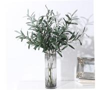 Fausses branches d'olivier, branches d'olivier pour vases 5pcs fausses branches olive 30 '' branches artificielles d'olivier sans olives 4 branches de verdure réaliste pour décor de bureau à domicile