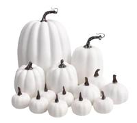 Fausses Citrouilles - 14 Pièces De Décoration De Centre De Table En Mousse