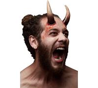 Fausses cornes diaboliques adulte Halloween - Marron - Taille Unique