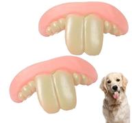 Fausses dents de chien, fausses dents drôles pour chiens, Halloween Cosplay et jouets Nouvelles prothèses dentaires humains drôles vampires astucieux, fournitures de décoration pour animaux de