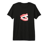 Fausses Dents Dentiers Drôle de Dentiste Prosthodontiste T-Shirt Haut de Gamme