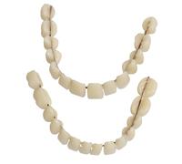 Fausses dents plastiques crème, design à double rangée, denture en plastique pour fabrication de prothèse complète, format 5,5 x 4,5 cm, accessoire dentaire réaliste pour présentation
