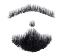 Fausses hommes barbe réelle cheveux moustache barbe la vie comme la moustache réalité coiffure fausse moustache pour l'homme maquillage faux visage barbe