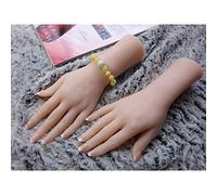 Fausses Mains, Main en Silicone Grandeur Nature, modèle de Main de Mannequin Sexy réaliste en Silicone personnalisé 1 Paire de Main féminine en Silicone Souple, Main Gauche A (Main Droite B)