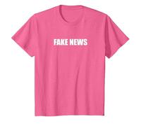 Fausses Nouvelles T-Shirt, Enfant, Rose Chiné, 10 Ans
