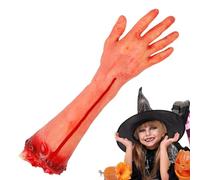 Fausses parties du corps - Accessoires sanguins d'Halloween | Fausse main | Fausse main de sang | Main cassée | Pied cassé | Faux cadavre pour maison hantée Halloween vampire zombie décorations de