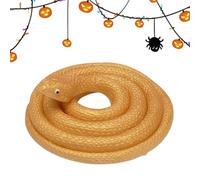 Fausses serpents | Serpent réaliste de 31,5 pouces - Accessoires de serpent de jardin pour éloigner les oiseaux, blagues du jour des innocents et décoration d'Halloween