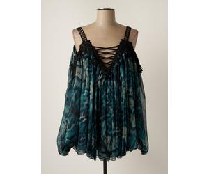 faust chemisiers et blouses femme de couleur bleu 36