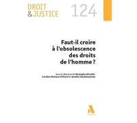 Faut-il croire à l'obsolescence des droits de l'homme ? - Mustapha Afroukh - Anthemis - broché - Etude