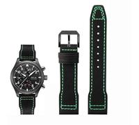 Faute de vache en nylon haute densité pour le pilote de marque IWC Prince Bertolo Portugal Portugal Filla Watchband 20 21mm Bracelet masculin Nylon Cowhide Watch Sangle, 22mm