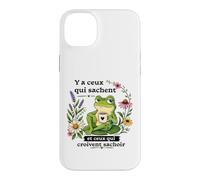 Faute Grammaire orthographe Humour pour collègue Grenouille Coque pour iPhone 14 Plus