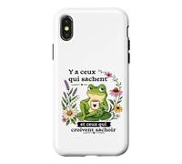 Faute Grammaire orthographe Humour pour collègue Grenouille Coque pour iPhone X/XS