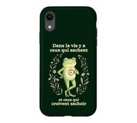 Faute Grammaire orthographe Humour pour collègue Grenouille Coque pour iPhone XR