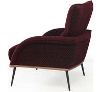 Fauteuil 1 place 1 siège Tissu Chaise moderne Salon Meubles Textile Fauteuil club