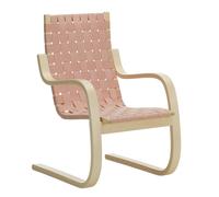 Fauteuil 406 clear lacquered solid birch base