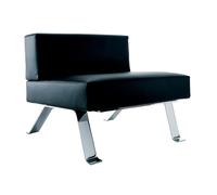 Fauteuil 512 Ombra cuir frame chromed