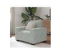vidaXL Fauteuil 60 cm fluweel lichtgrijs4105098 Gris G