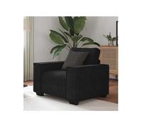 Vidaxl Fauteuil Noir 60 Cm Velours Noir