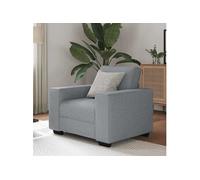vidaXL Fauteuil en tissu d'appoint noir 100×77×82 cm