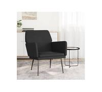 Fauteuil 62x79x79 cm fluweel zwart351377