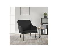 Fauteuil 63x76x80 cm kunstleer zwart351424