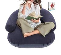 Fauteuil à air floqué - Siège gonflable portable 73 x 73 x 52 cm, fauteuil lounge pour adultes avec rembourrage doux, assise compacte facile à plier | Chaise gonflable pour chambre à coucher