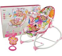 Fauteuil à bascule 2in1 Fleur rose Bruit Vibration