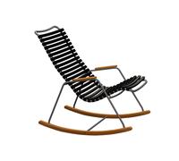 Fauteuil à bascule d'extérieur pour enfant Click powder-coated steel frame/ bamboo skids