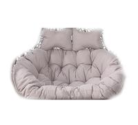 Fauteuil à bascule double à suspendre avec 2 attaches pour plus de confort, design non pliable pour un maximum de soutien, mobilier d'extérieur