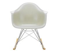Fauteuil à bascule Eames Fiberglass RAR chromé chromed base/ golden maple