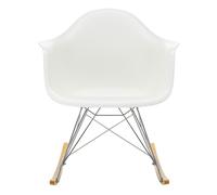 Fauteuil à bascule Eames Plastic RAR chromé chromed base/ golden maple