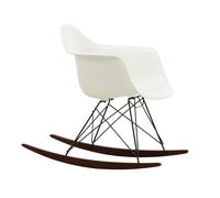 Vitra Eames Plastic Arm Rocking Chair RAR fauteuil à bascule érable foncé-noir-blanc - 4055737198458