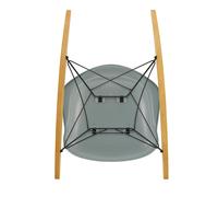 Fauteuil à bascule Eames Plastic RAR RE noir érable doré basic dark powder-coated base/ golden maple