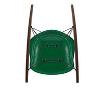 Fauteuil à bascule Eames Plastic RAR RE noir érable foncé basic dark powder-coated base/ dark maple