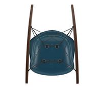 Fauteuil à bascule Eames Plastic RAR RE noir érable foncé basic dark powder-coated base/ dark maple