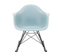 Fauteuil à bascule Eames Plastic RAR RE noir érable foncé basic dark powder-coated base/ dark maple