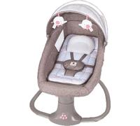Fauteuil à bascule électrique pour bébé, balancelle réglable à 5 vitesses, fonction musique Bluetooth, rose