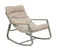 Hespéride – Fauteuil à bascule FELINIO Vert Laurier – Acier traité époxy, Anti-rouille renforcé