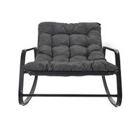 Home Deco Factory - Fauteuil à bascule Miami - Tendance - Gris
