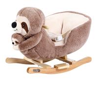 Fauteuil à Bascule Jouet à bascule Animal en peluche avec Fonction sonore