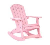 Fauteuil à bascule pour enfants ADIRONDACK Rose pastel