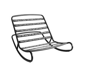 Fauteuil à bascule Rock 'n Roll WxDxH 87x127x71cm