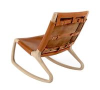 Fauteuil à Bascule Mater Chêne Laqué Mat /Whisky