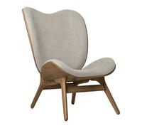 Fauteuil A Conversation Piece haut chêne foncé dark oak base