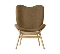 Fauteuil A Conversation Piece haut oak base